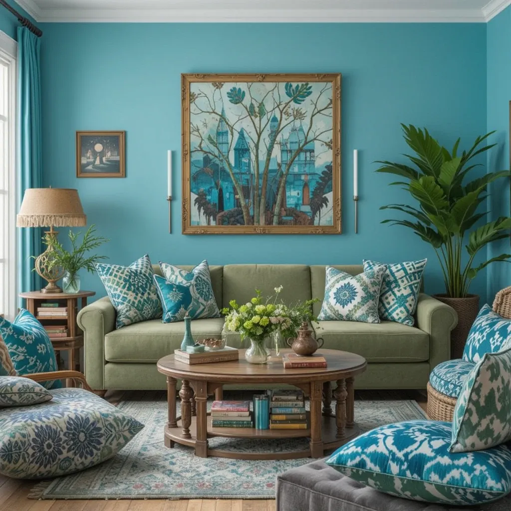 Mixed Pattern Throw Pillows