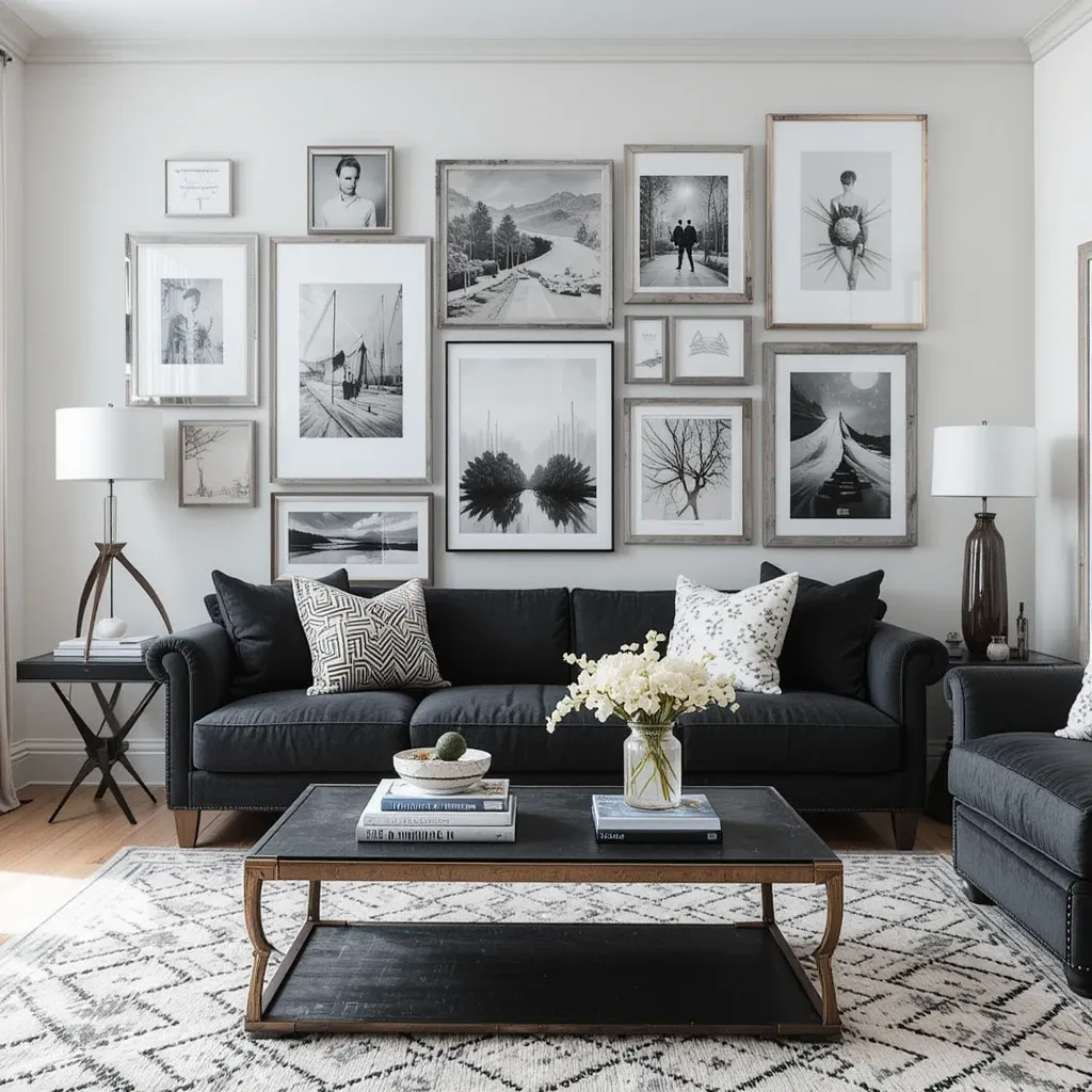 Monochrome Gallery Wall