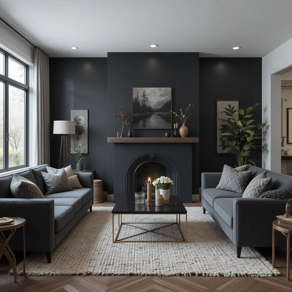 Moody Black and Gray Blend