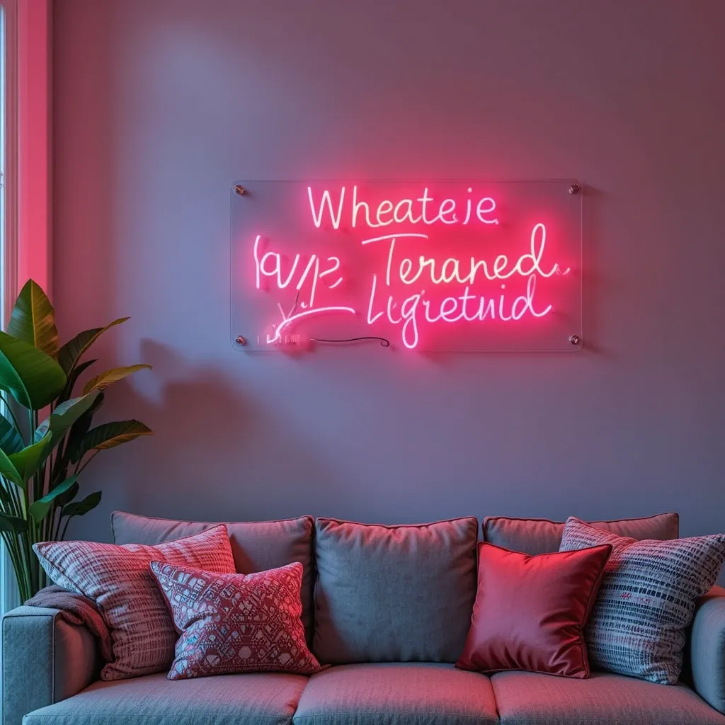 Neon Light Wall Sign