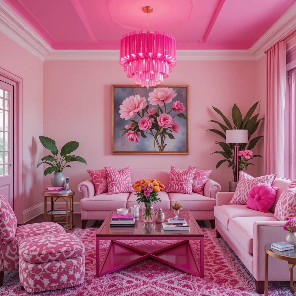 Neon Pink Accent Pieces