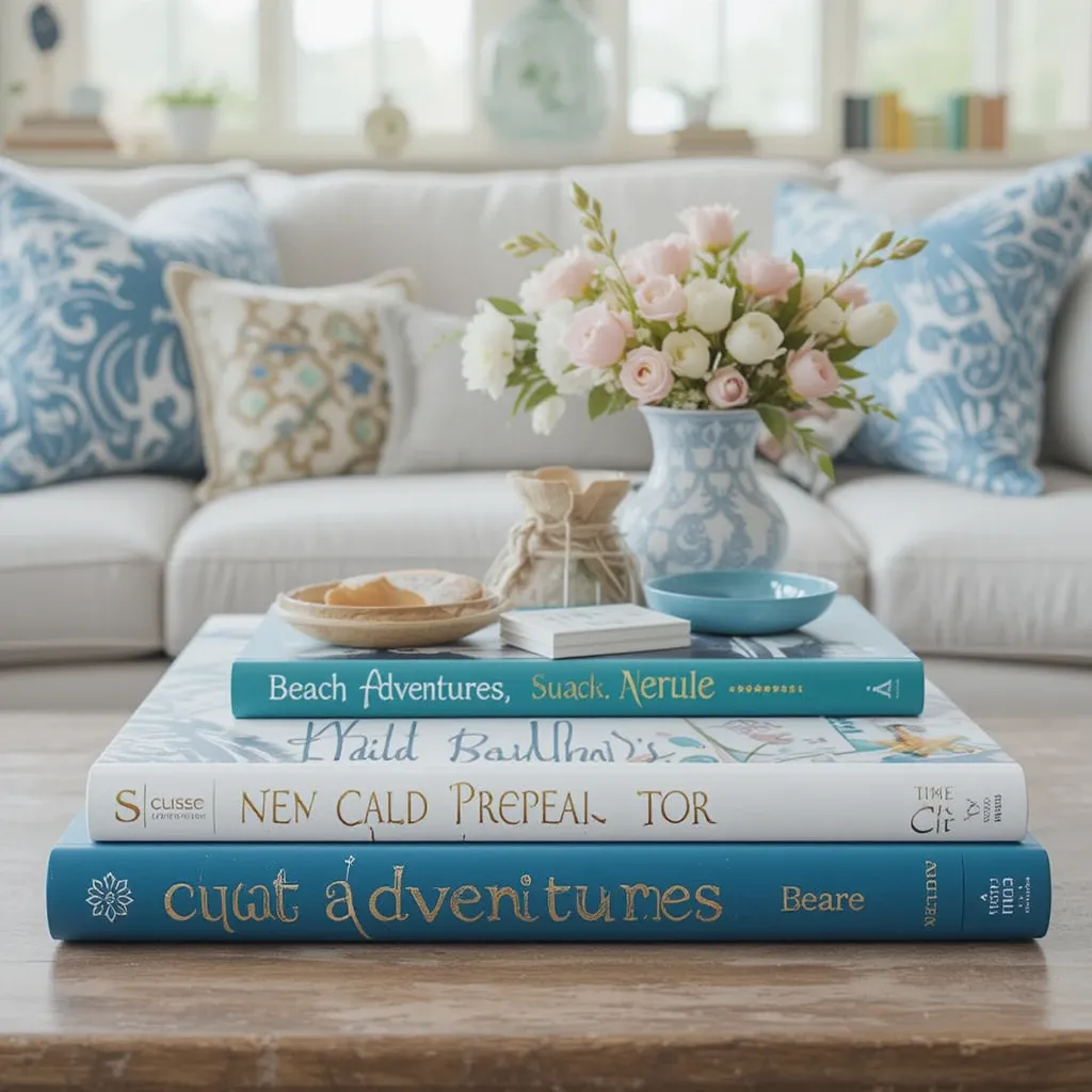 Oversized Coastal Coffee Table Books