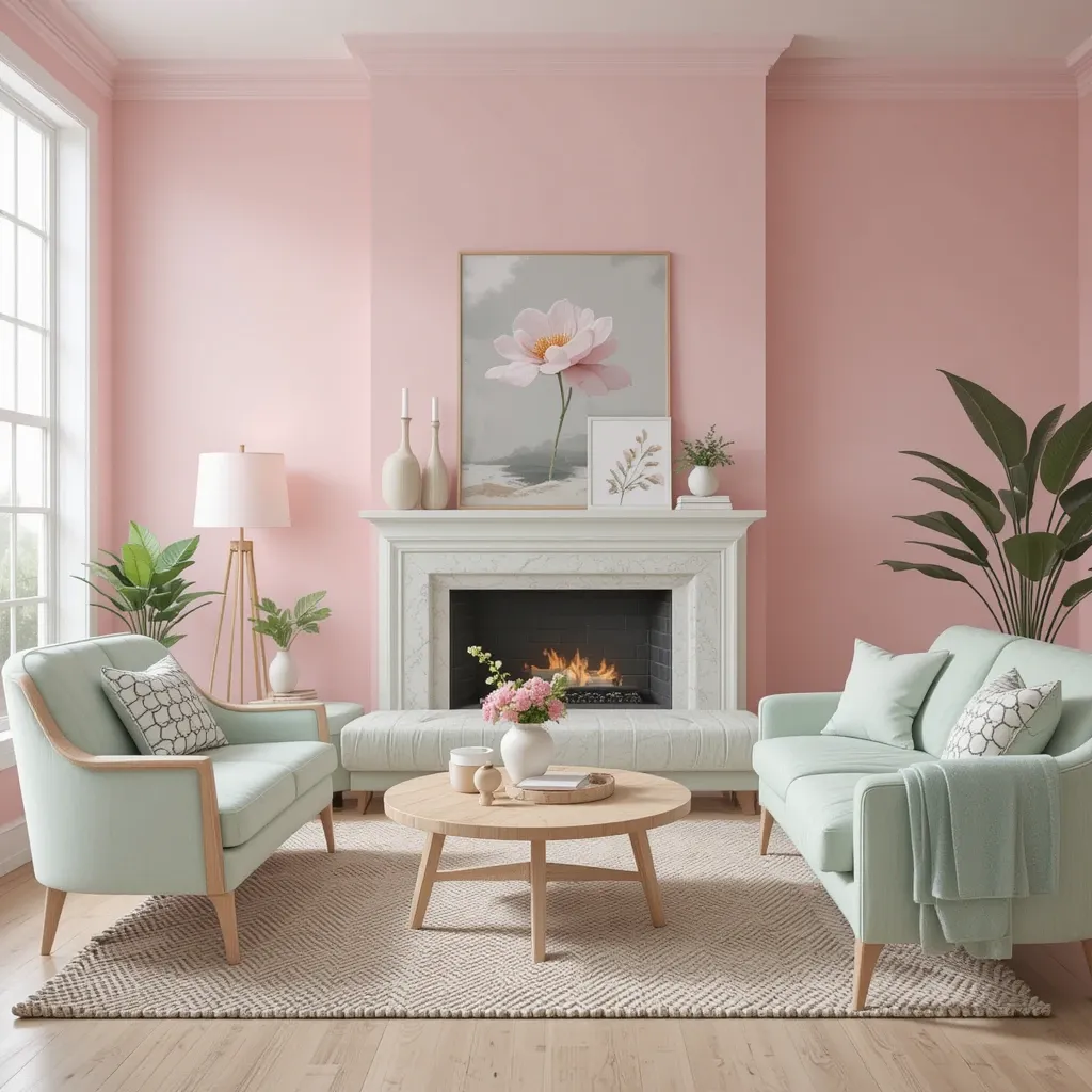 Pastel Pink and Mint Green Combo