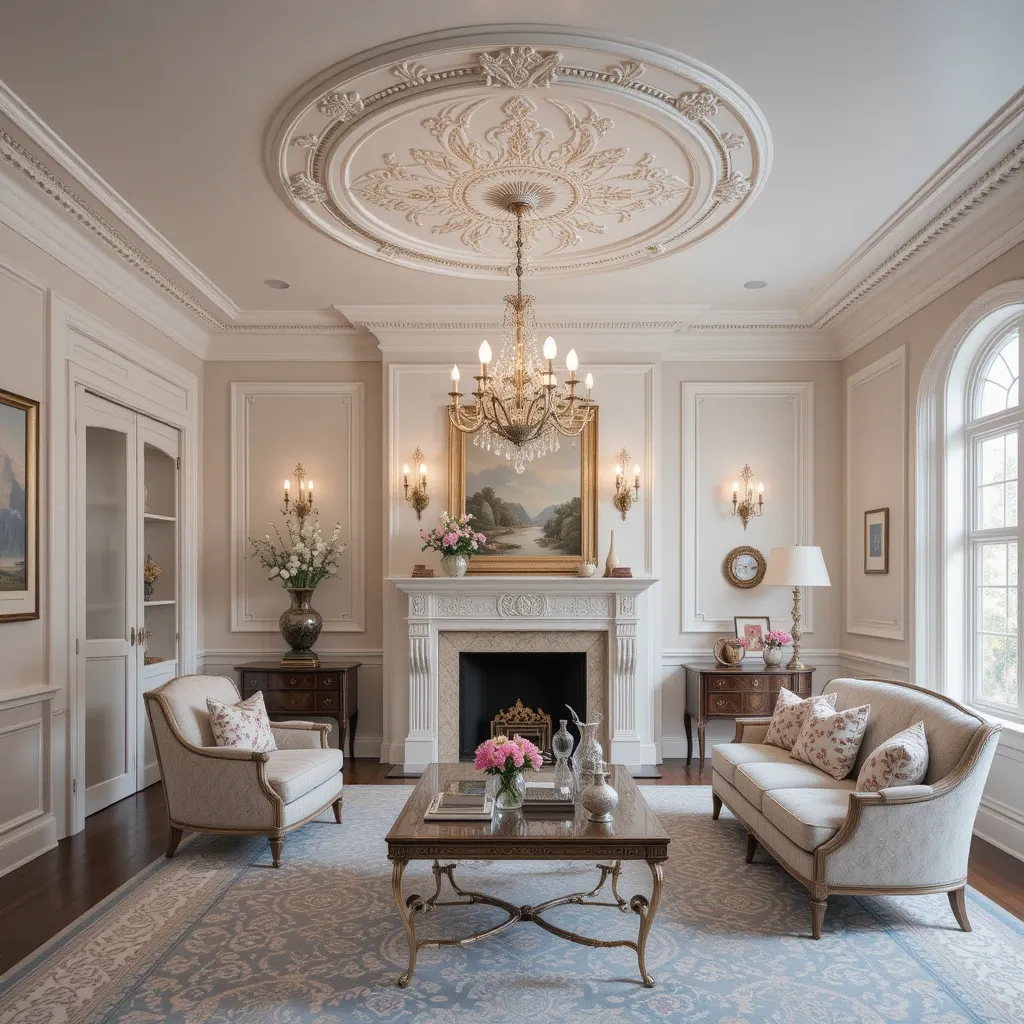 Patterned Ceiling Medallions