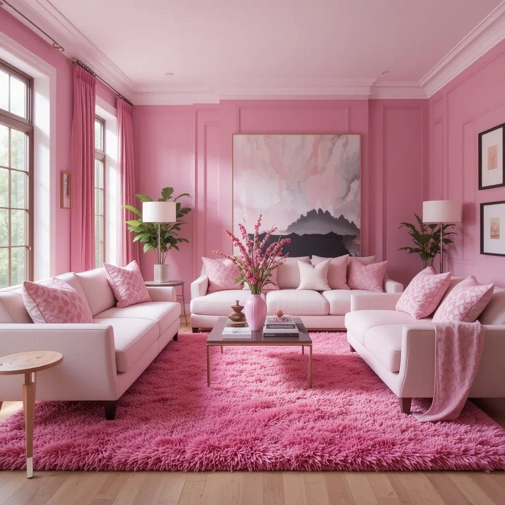 Pink Area Rugs