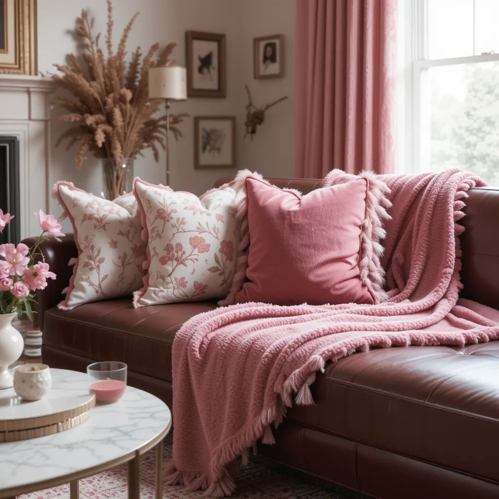 Pink Velvet Accents