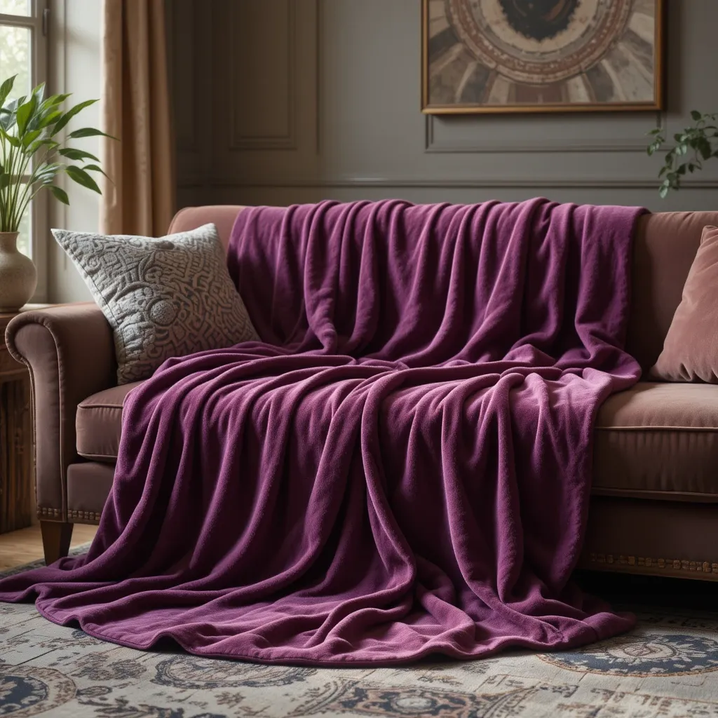 Purple Throw Blankets for Coziness