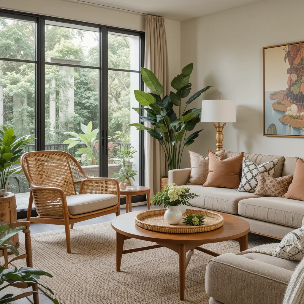 Rattan or Cane Accents