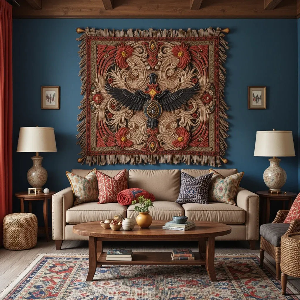 Rawhide or Wool Wall Tapestries