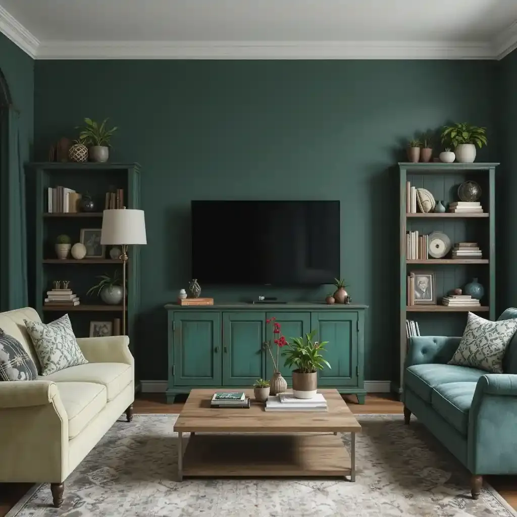 Rustic Green Elements