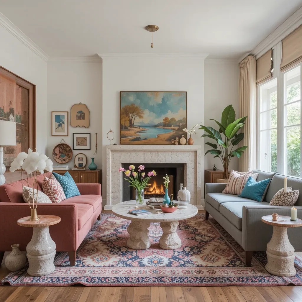 Sculptural Side Tables