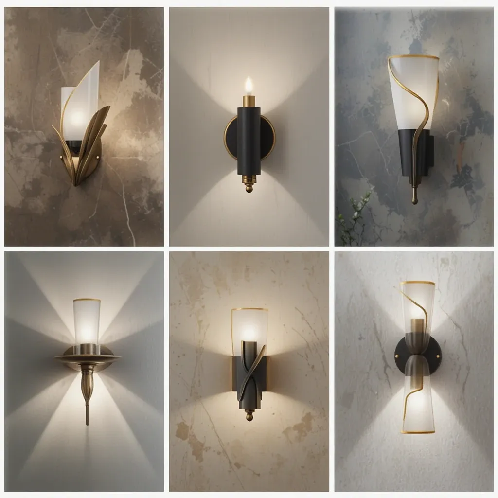 Sculptural Wall Sconces