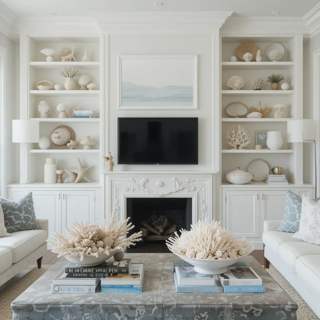 Seashell and Coral Decor