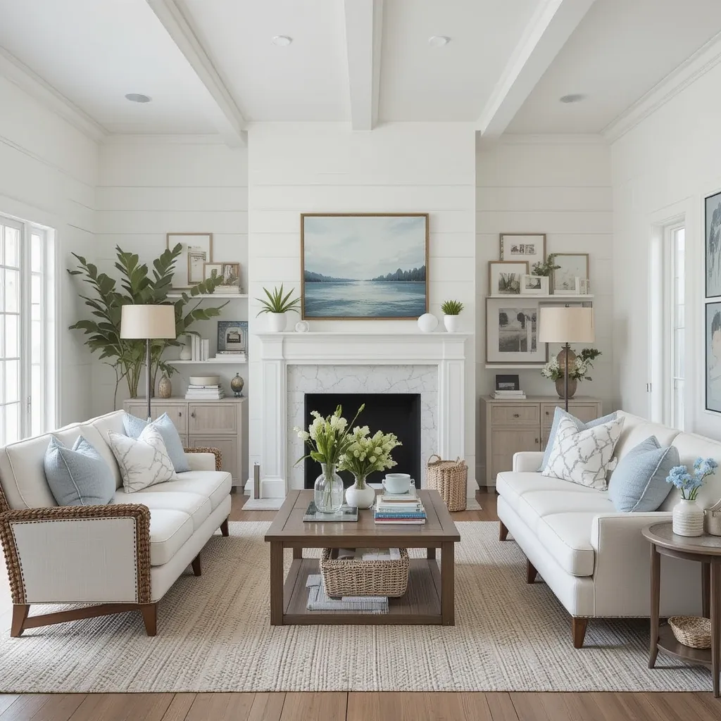 Shiplap Walls for Coastal Charm