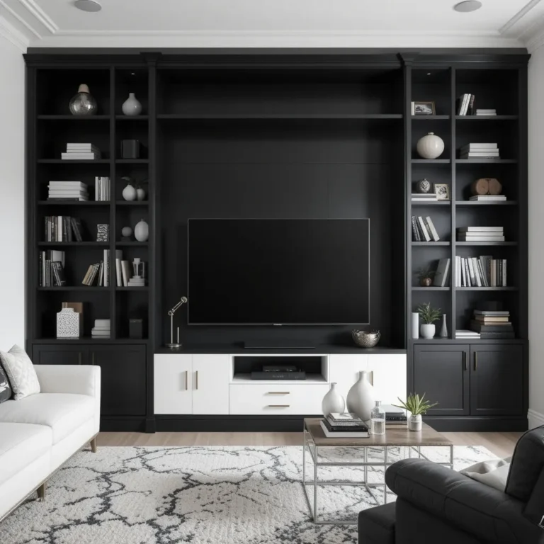 Sleek Built-in Storage