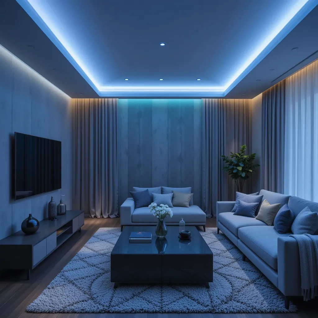 Smart Color-Changing Cove Lighting