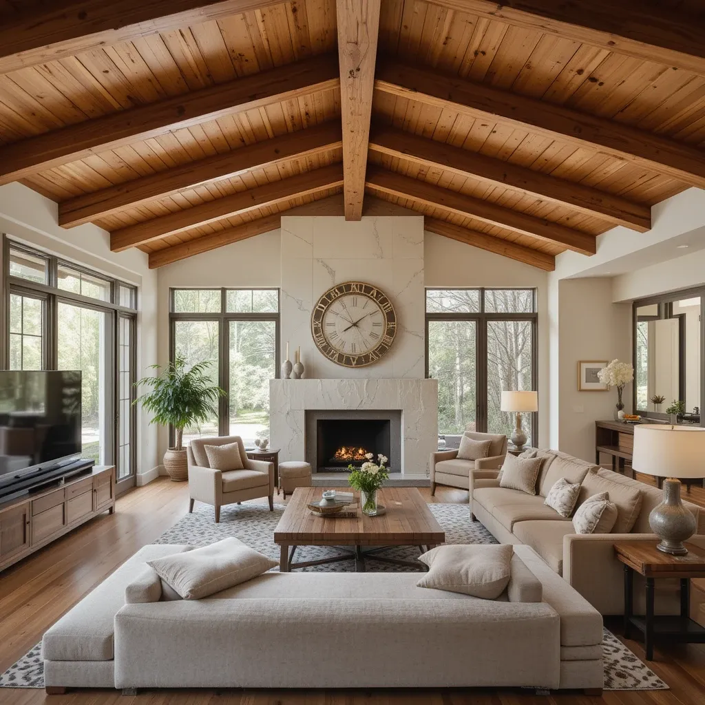 Statement Ceiling Beams