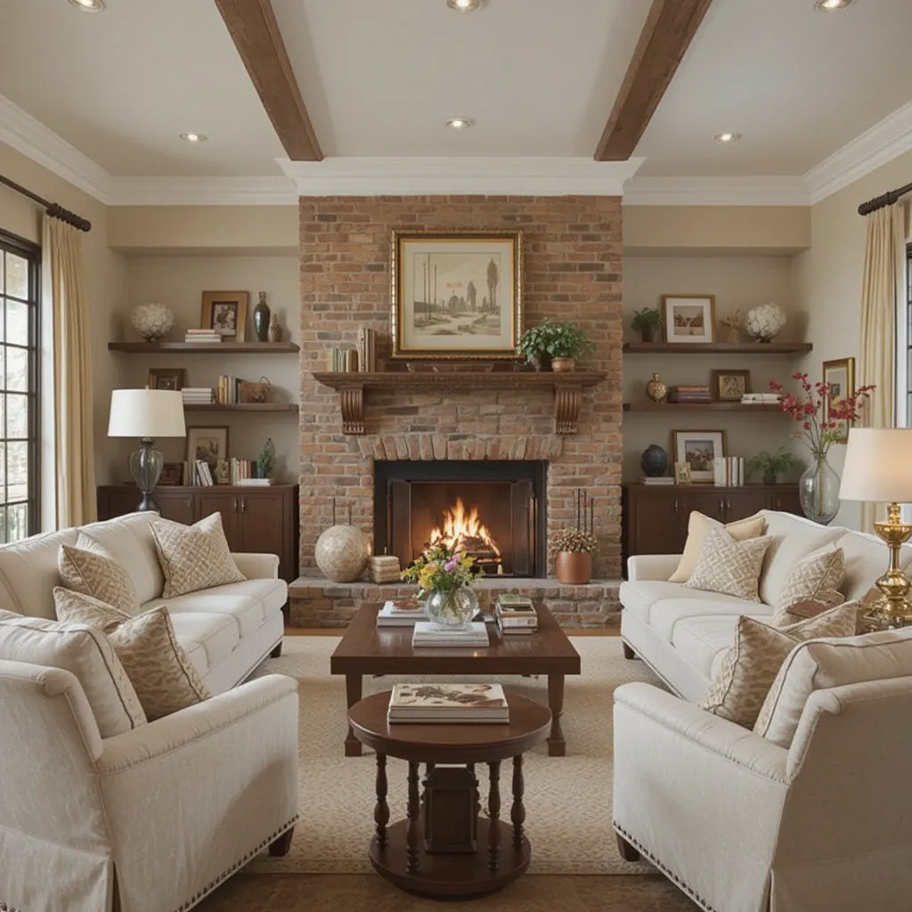 Statement Fireplace Feature