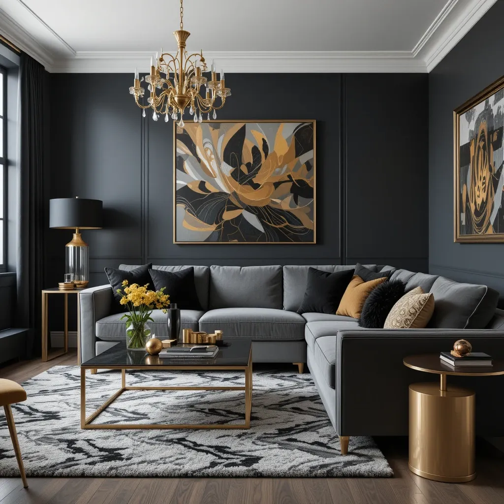 Striking Black and Gold Theme