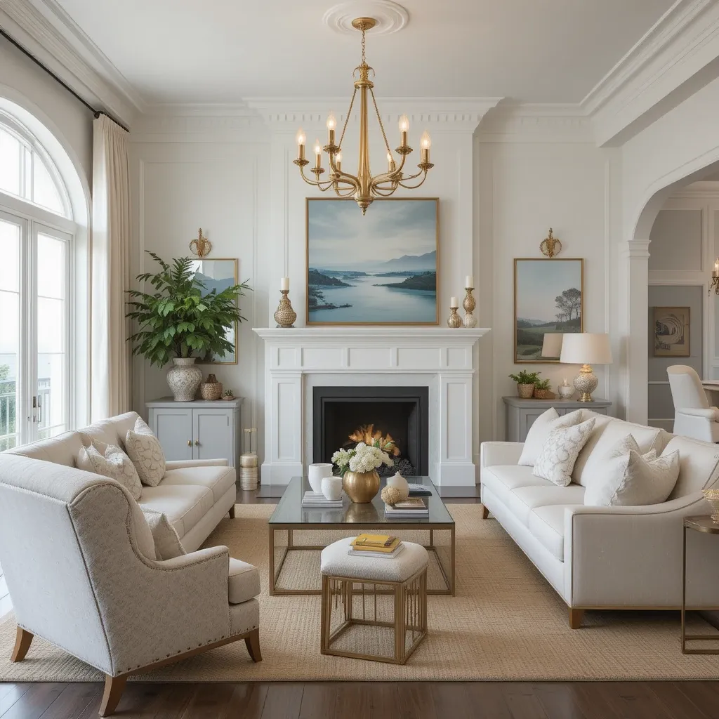 Subtle Metallic Accents