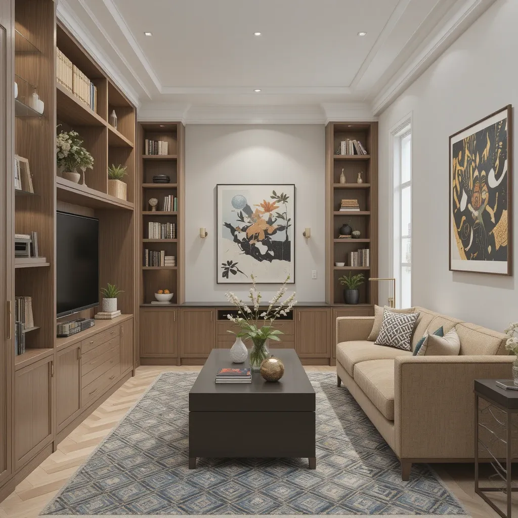 Use Built-In Storage for Clutter-Free Spaces