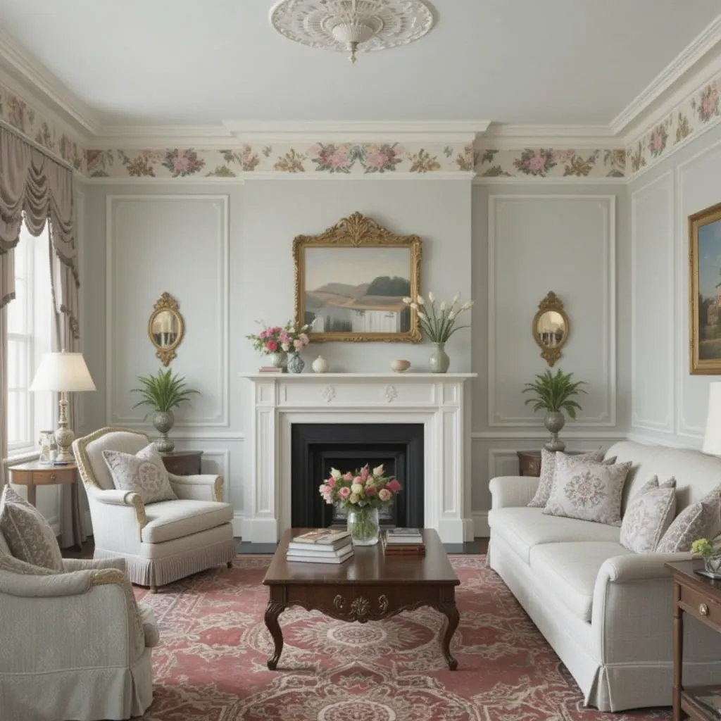 Victorian-Style Wallpaper Borders