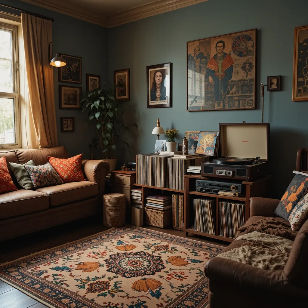 Vintage Records and Record Players