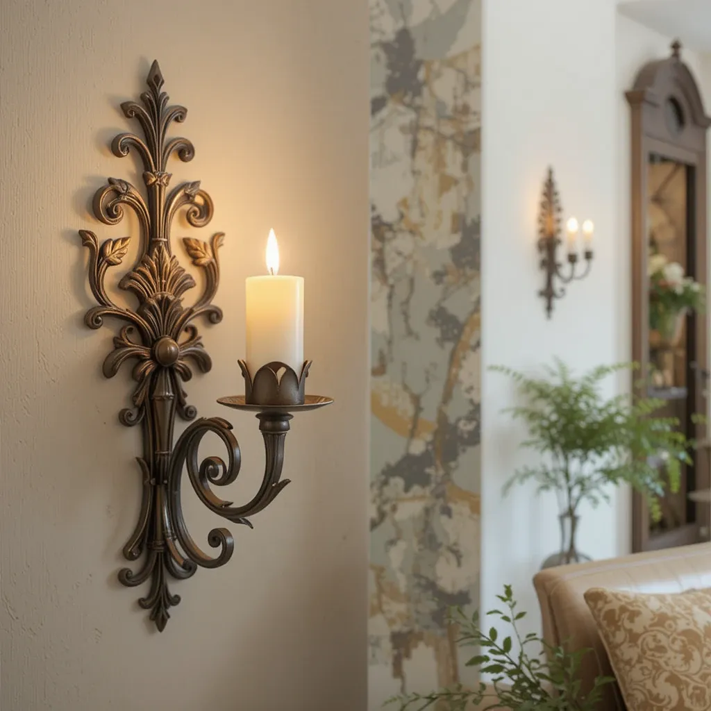 Wall-Mounted Candle Holders