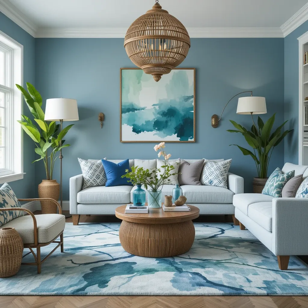 Watercolor-Inspired Area Rug