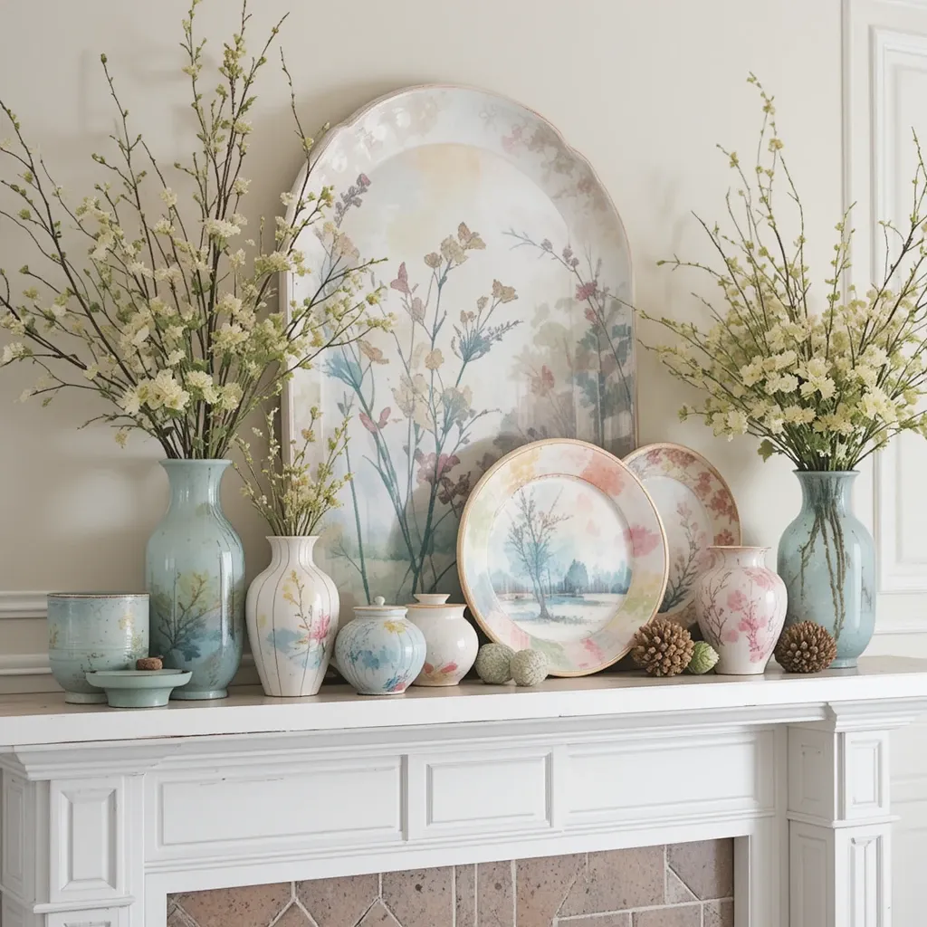 Watercolor-Inspired Decor