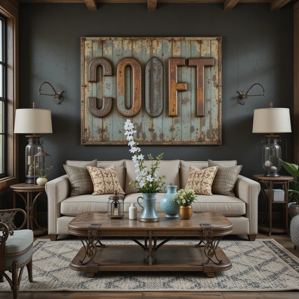 Weathered Metal Accents