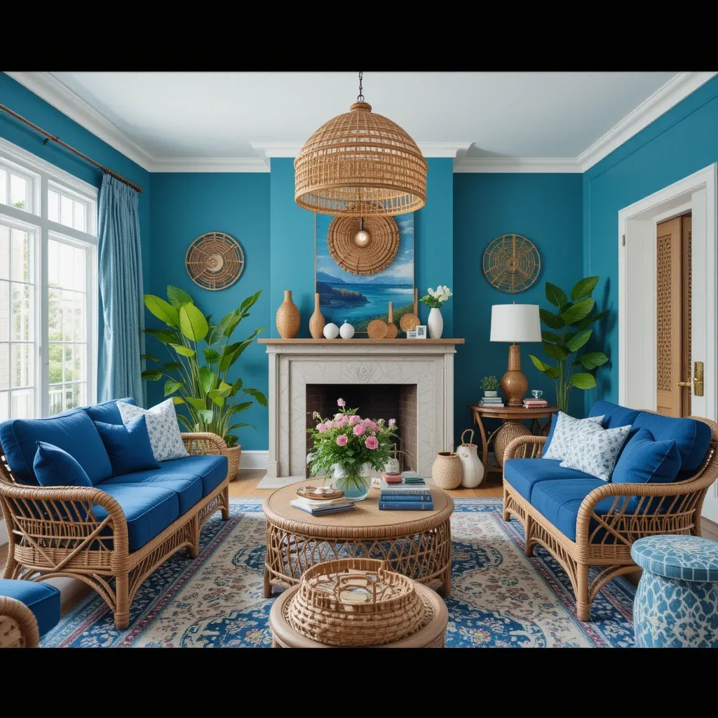 Wicker and Rattan Accents