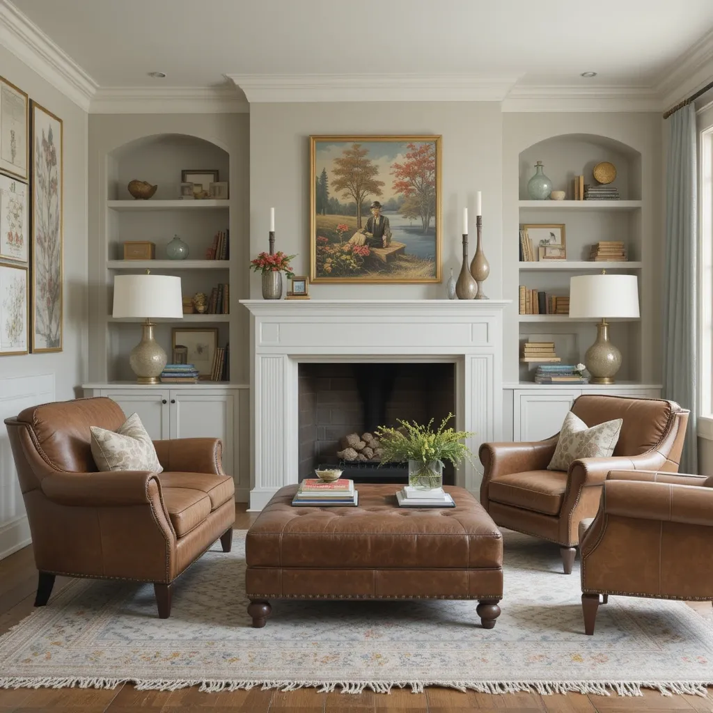 Worn Leather Accents