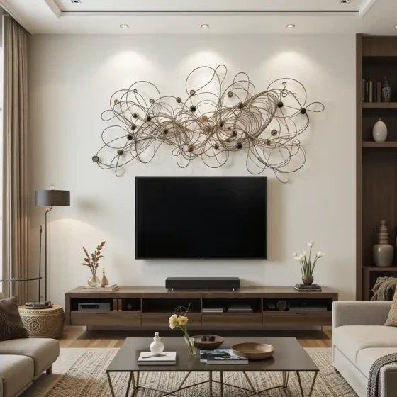 Abstract Metal Wall Art