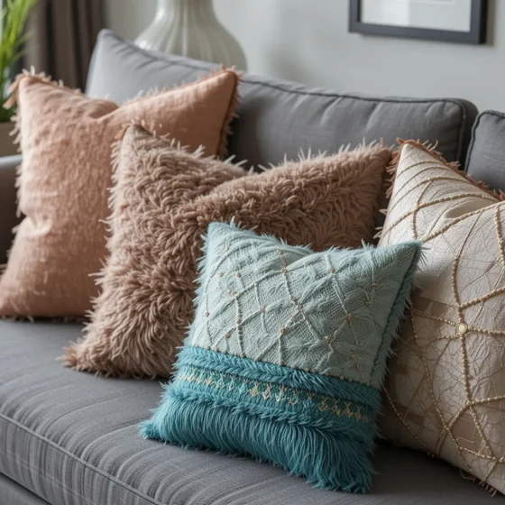 Accent Throw Pillows for Comfort