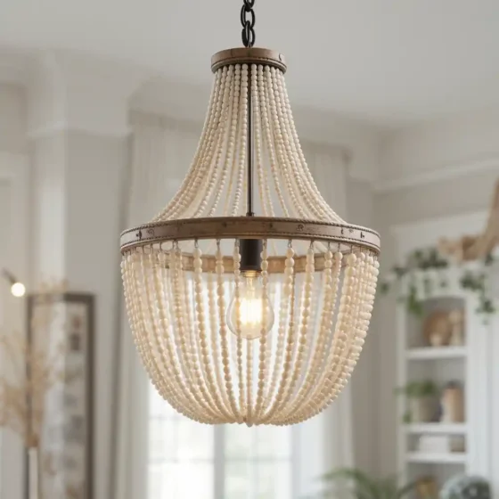 Beaded Chandelier for Vintage Charm