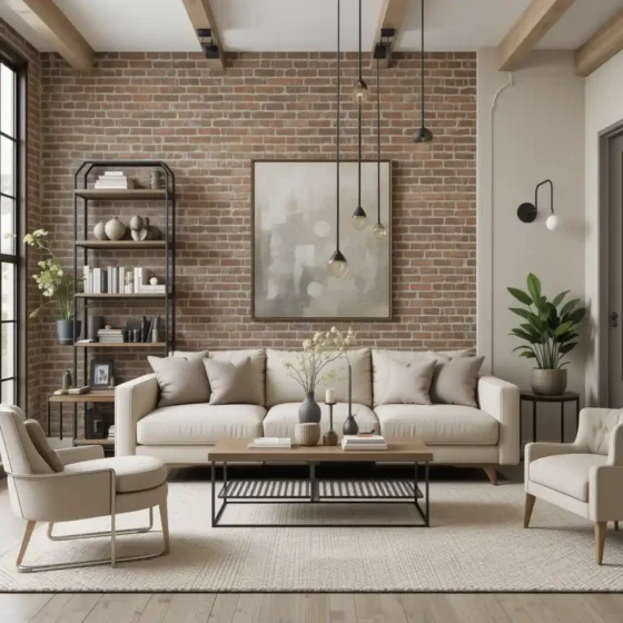 Beige with Industrial Accents