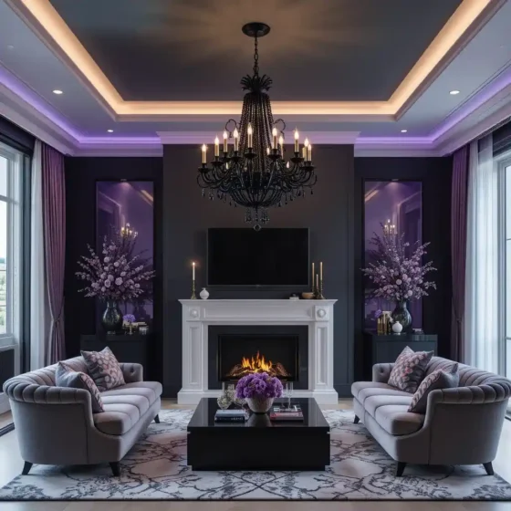 Black Chandeliers for a Luxurious Feel
