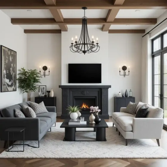 Black Lighting Fixtures for Modern Appeal