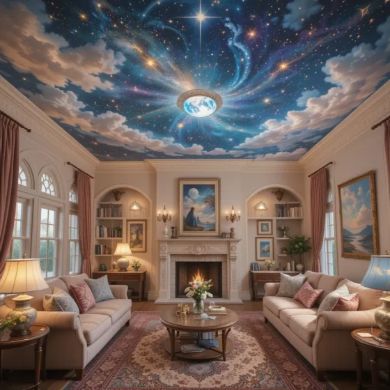 Ceiling Murals to Create a Wonderland Above