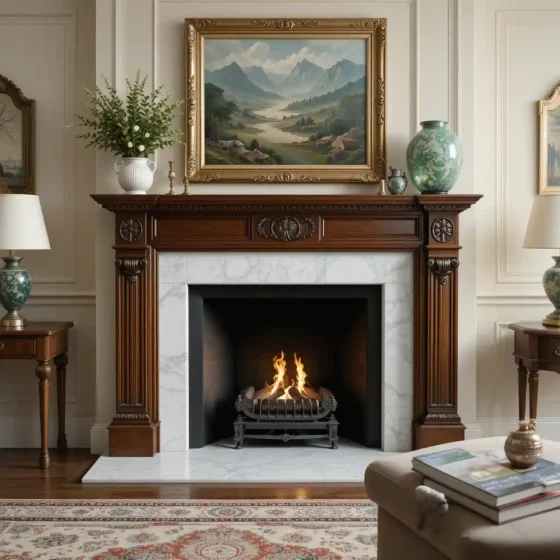 Classic Fireplace Mantel