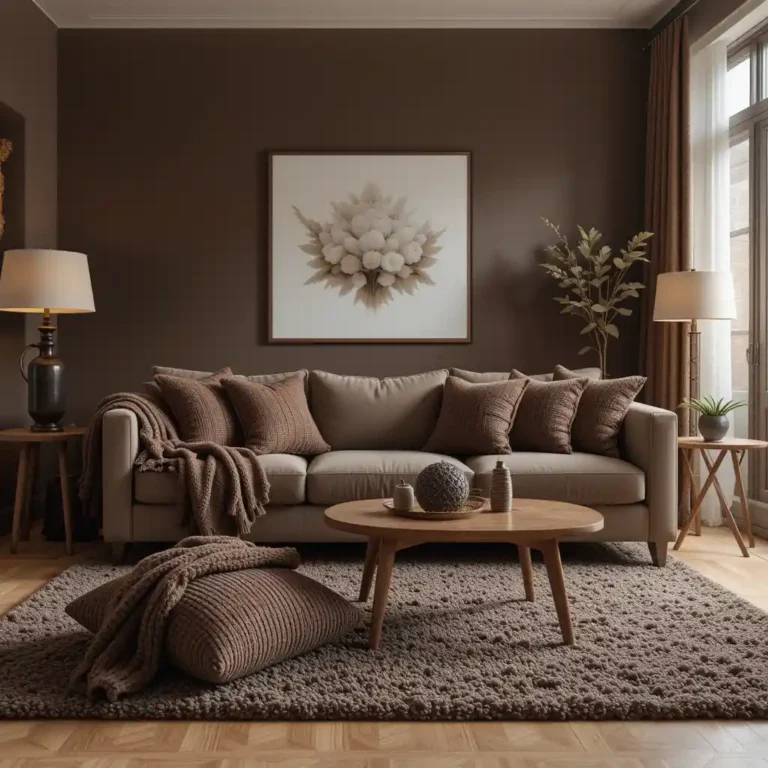 18 Cozy Brown Living Room Ideas