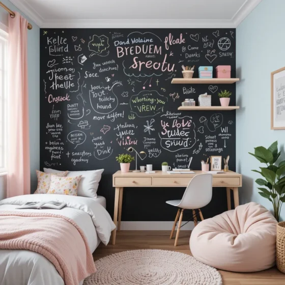 DIY Chalkboard Wall