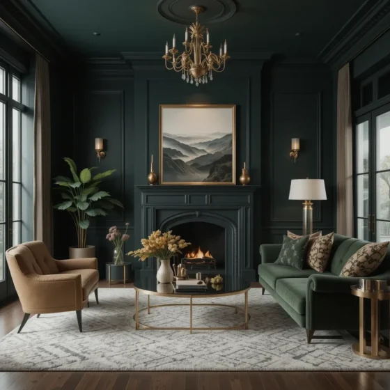 Dark Walls for a Dramatic Effect