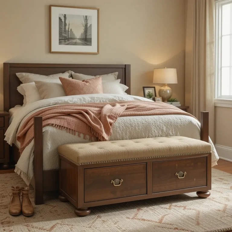 Double-Duty Bench with Storage