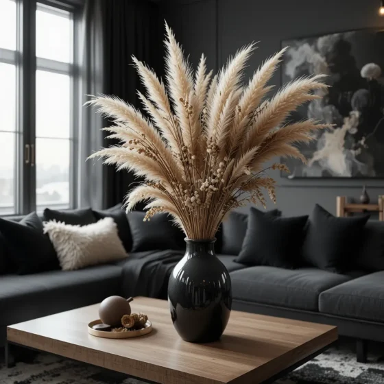 Dried Flowers and Pampas Grass for Boho Elegance