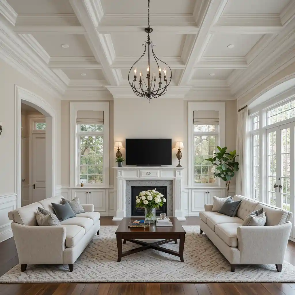 Elegant Crown Molding and Trim