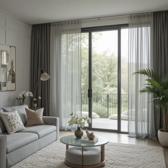 Extra-Wide Sheer Curtains for Grand Windows