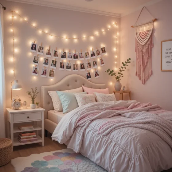Fairy Light Photo Display