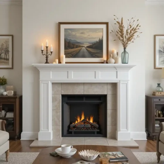 Fireplace and Mantel Display